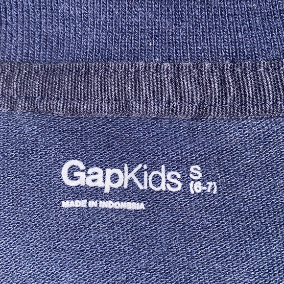 Gap Kids Boy Youth Navy Blue Polo Short Sleeve Shirt - Picture 4 of 4